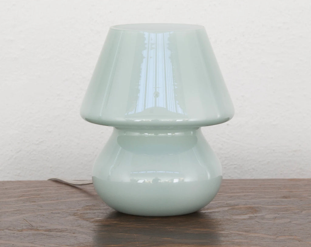 Italian handmade Murano glass mushroom lamp