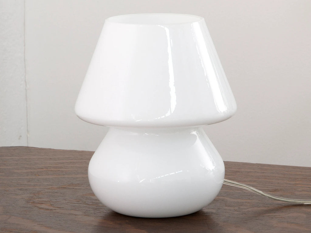 Italian handmade Murano glass mushroom lamp