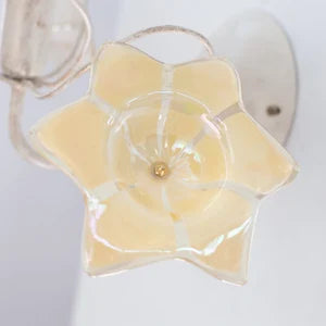 Vintage murano flower sconce