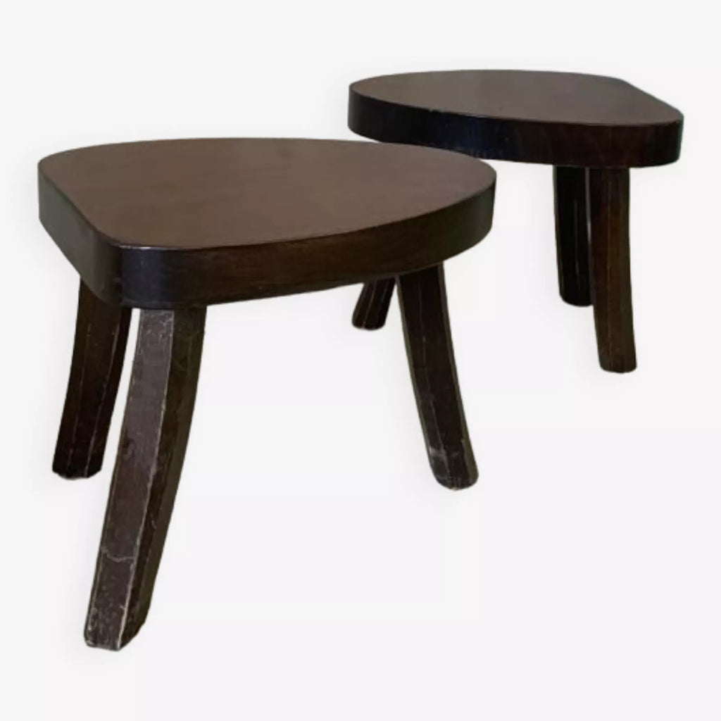 1960 Brutalist French Stools