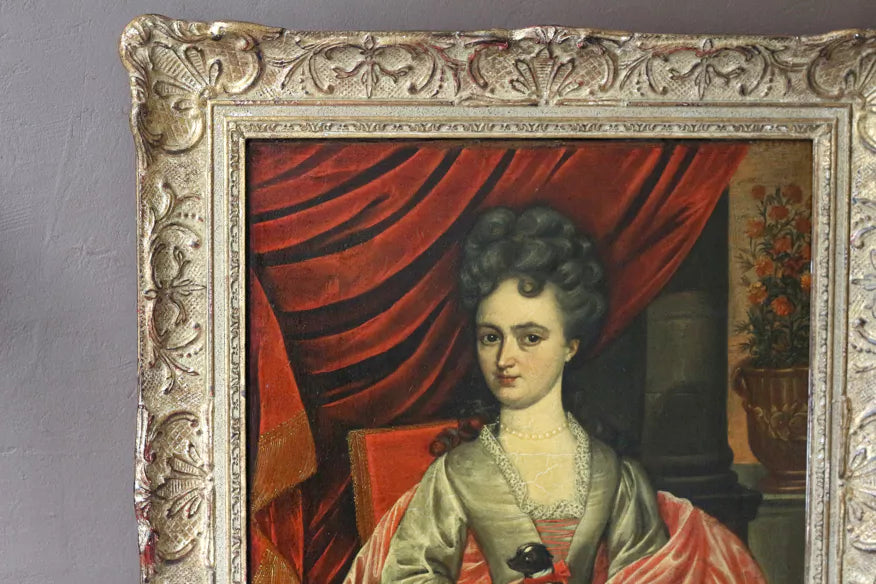 1800s Parisian realism/ naive portrait of Madame de Graffigny