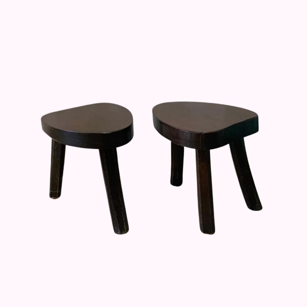 1960 Brutalist French Stools