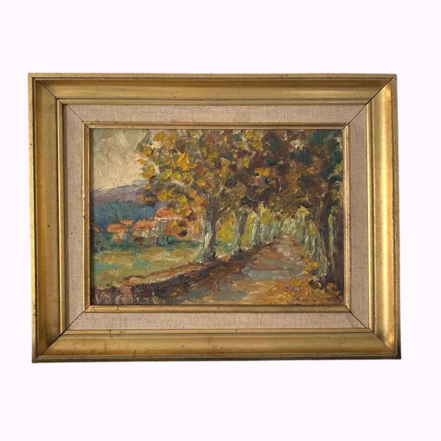 1950s French impressionist Painting