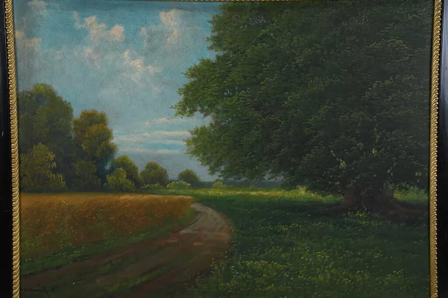 1900s French Landscape painting