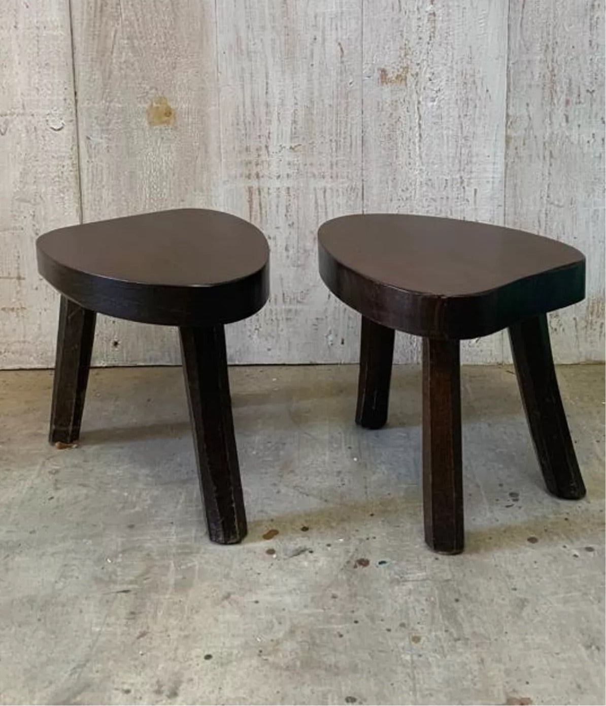 1960 Brutalist French Stools