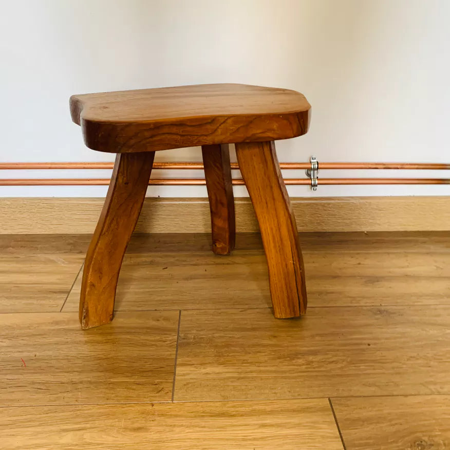 French 1960s Brutalist Stool