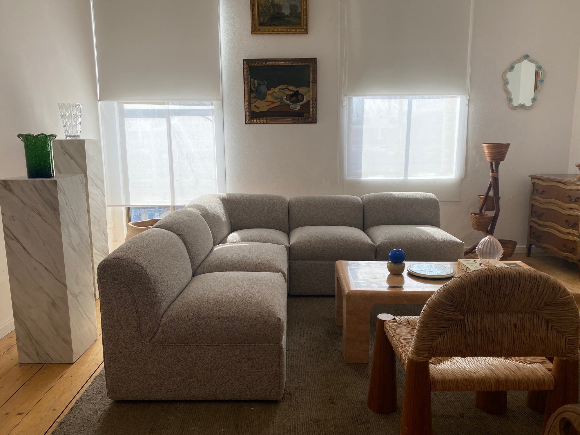 1970s Modular Lounge in Marle Boucle