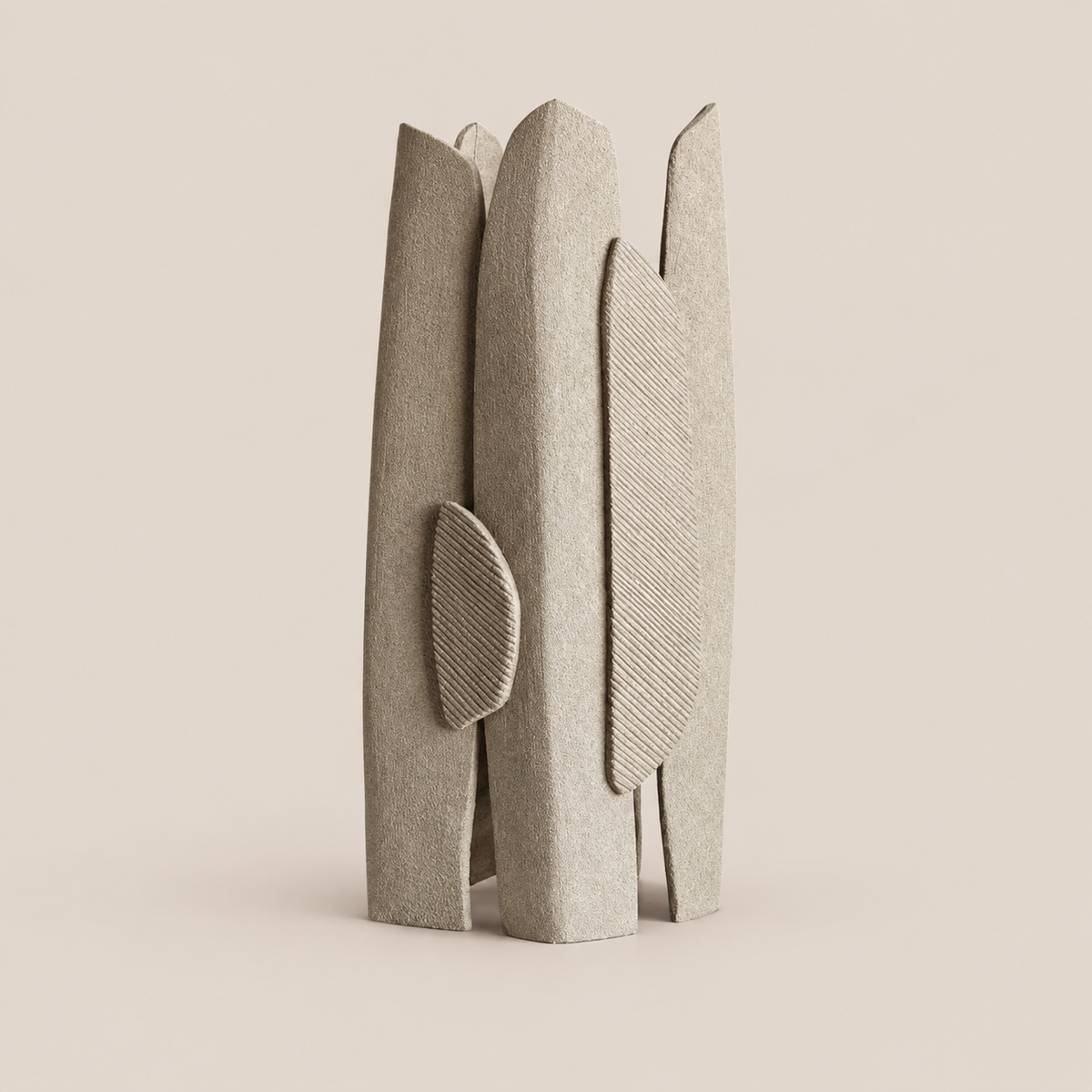 HENRI Table Lamp by Katia Langeard on Cleo Collects blush beige background