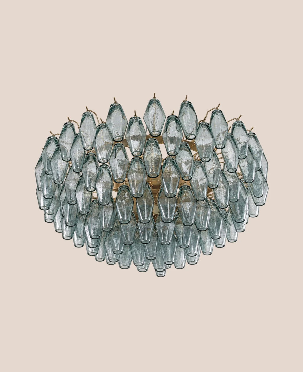 large-teal-murano-glass-poliedri-flush-chandelier-vintage-italian-ceiling-lamp
