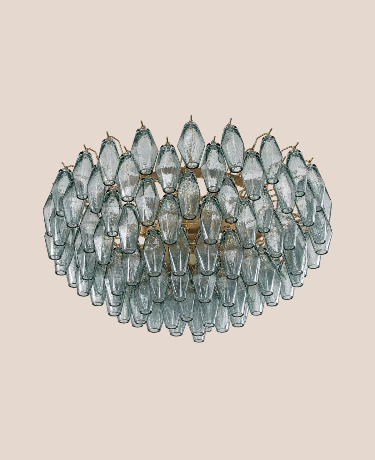 large-teal-murano-glass-poliedri-flush-chandelier-vintage-italian-ceiling-lamp