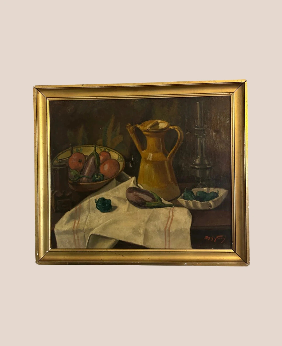 mid-century-french-painting-vintage-european-artwork