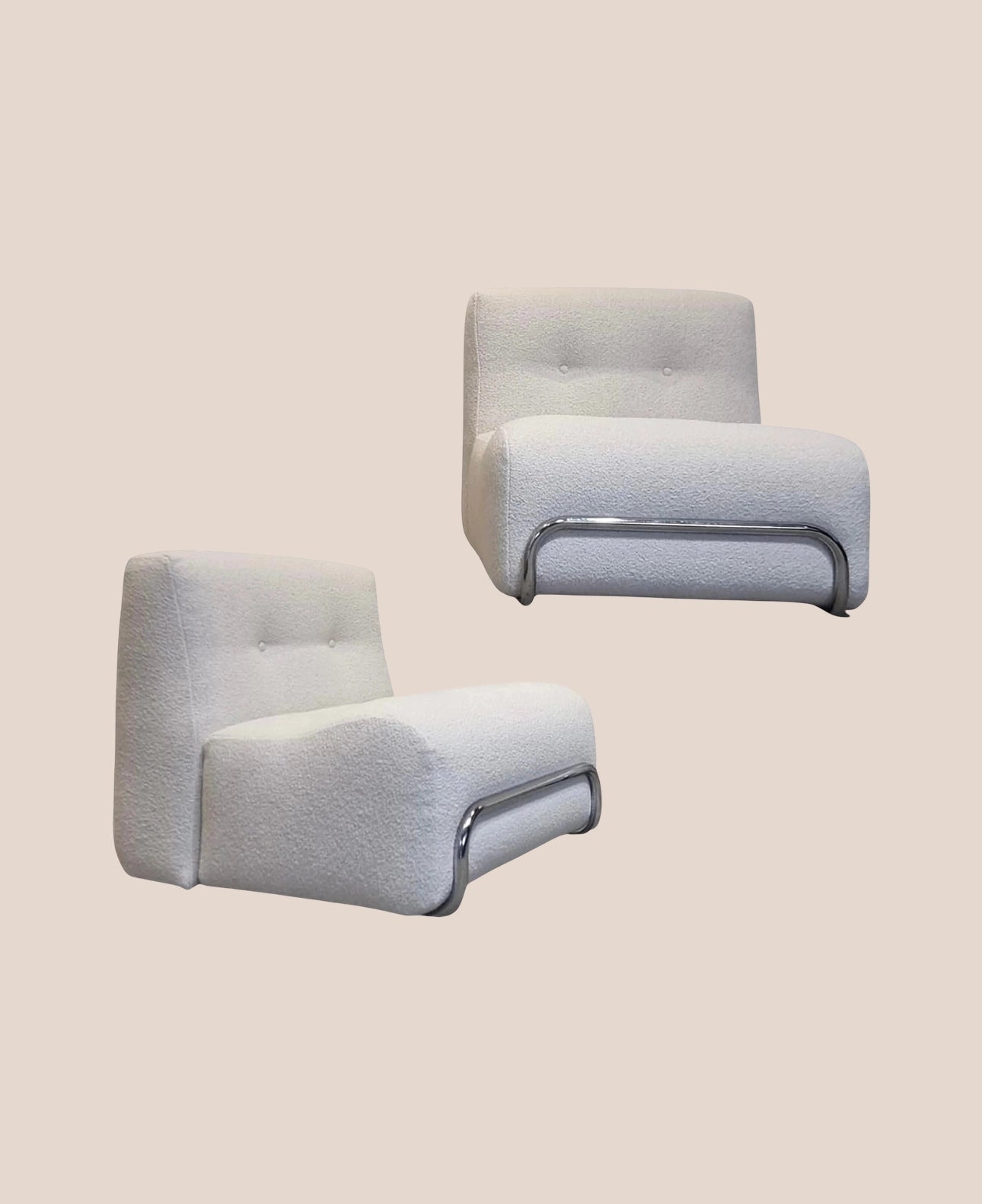 pair-of-1980s-italian-chrome-boucle-armchairs-mid-century-modern