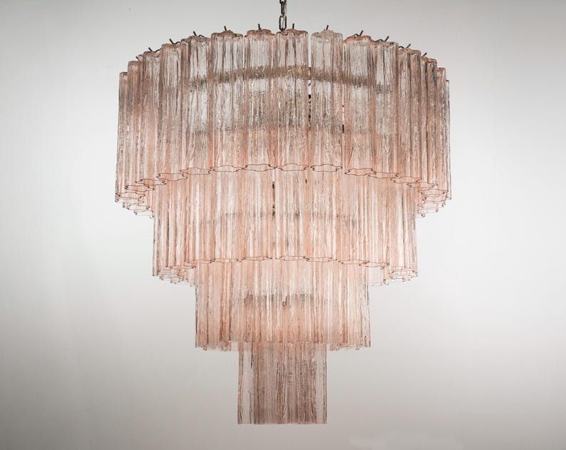 85 cm Cipria pink Tronchi chandelier