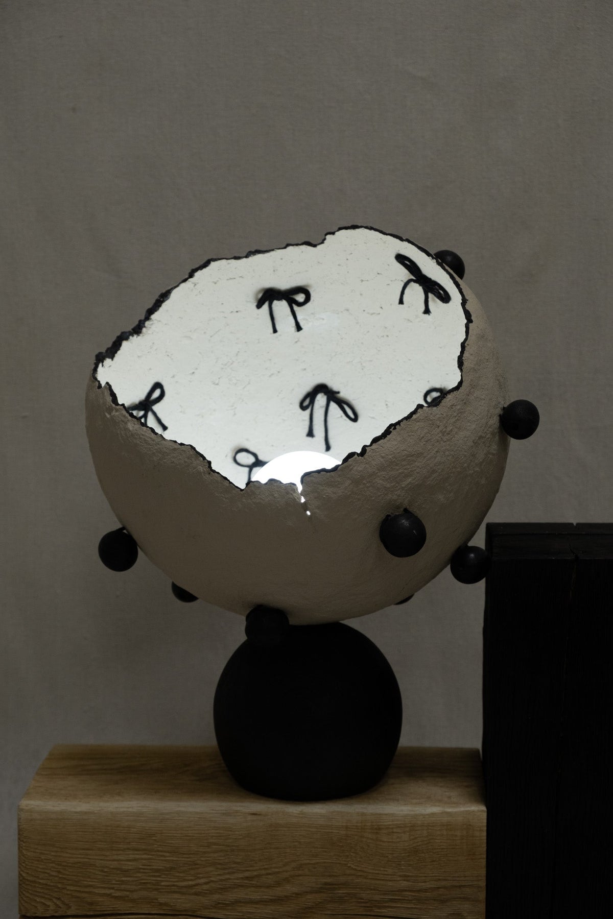 Moon Bowl table lamp by PletoStudio