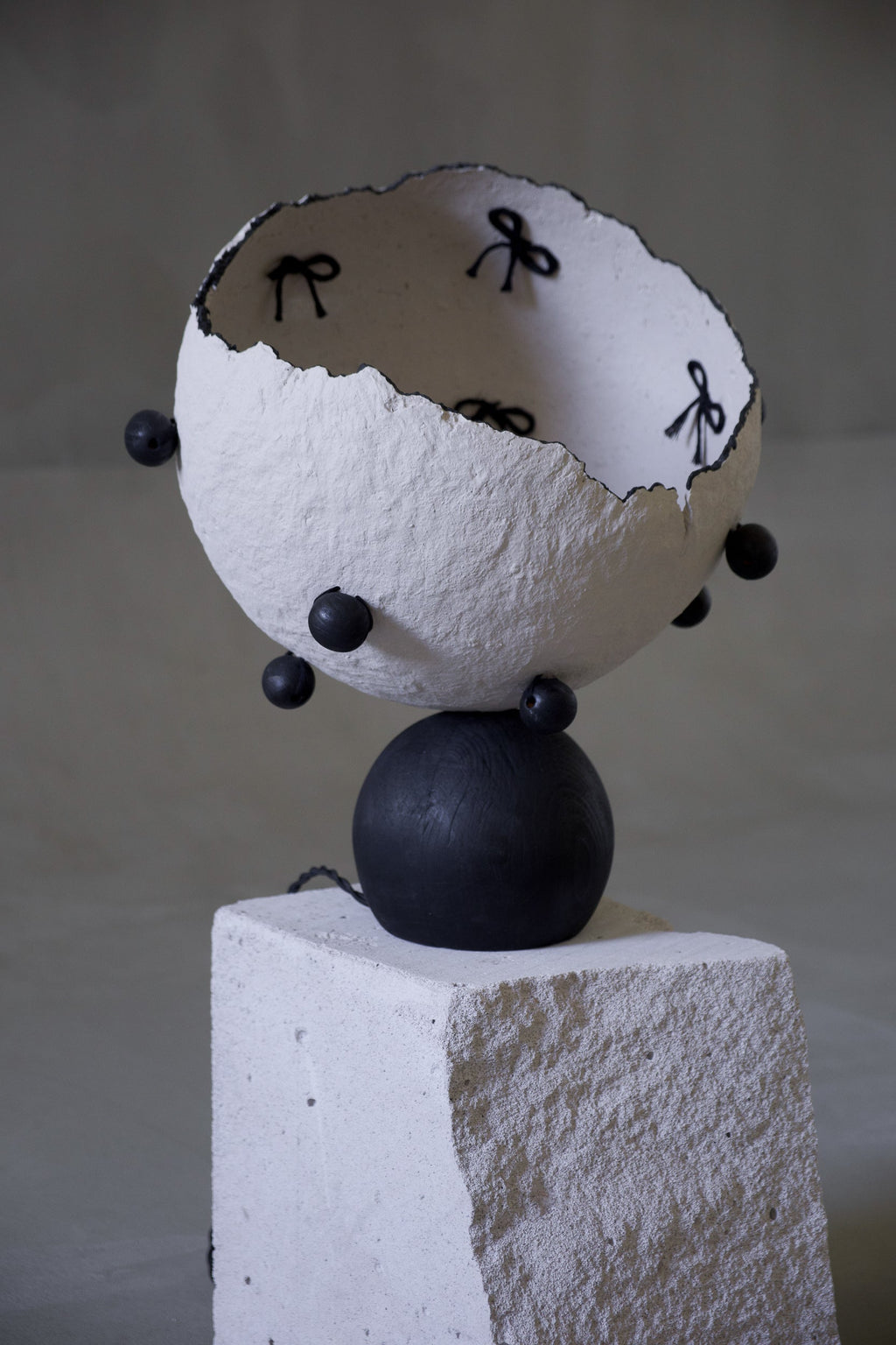 Moon Bowl table lamp by PletoStudio