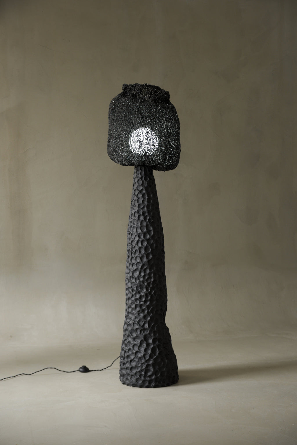 Noir Mokh floor lamp by PletoStudio