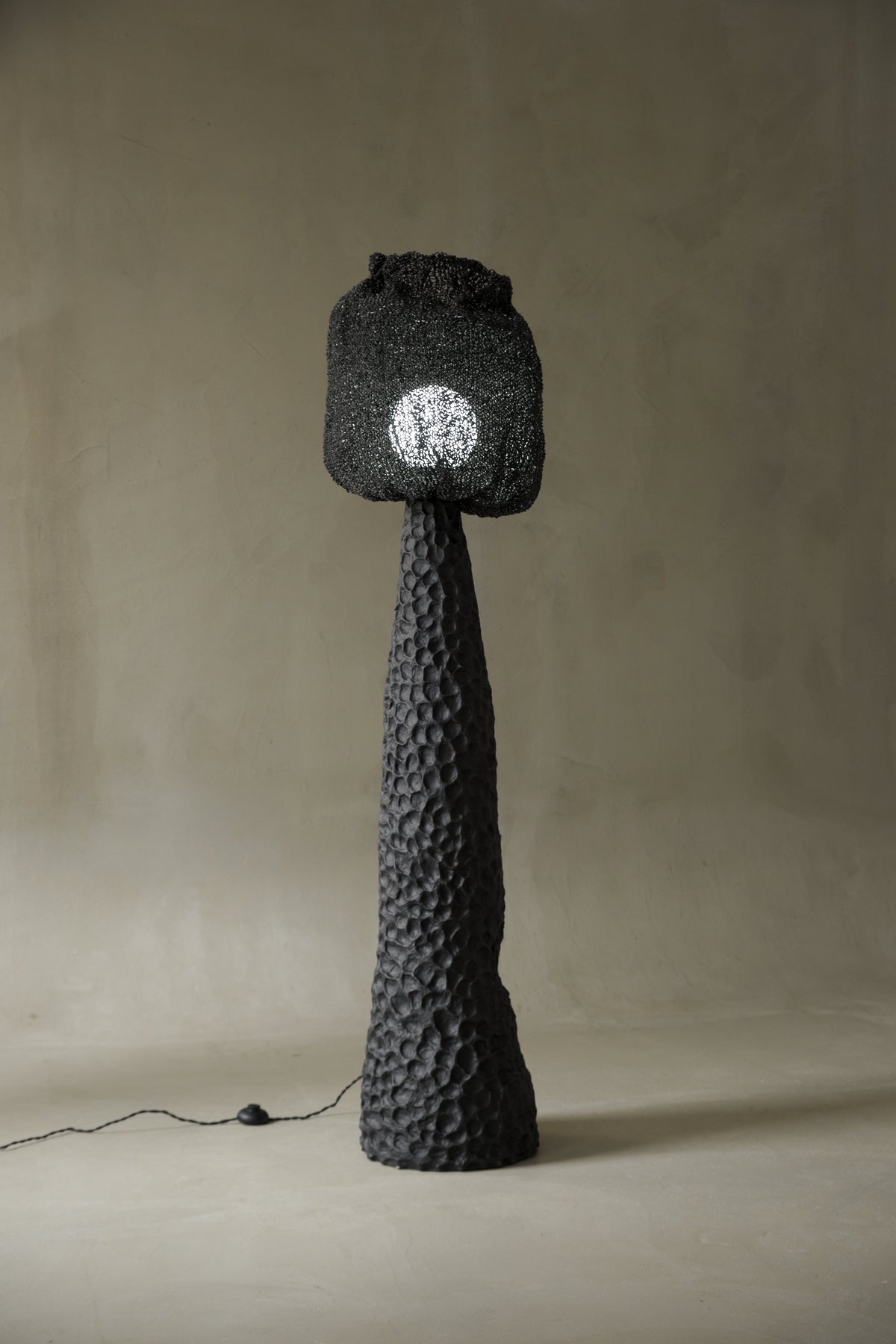 Noir Mokh floor lamp by PletoStudio