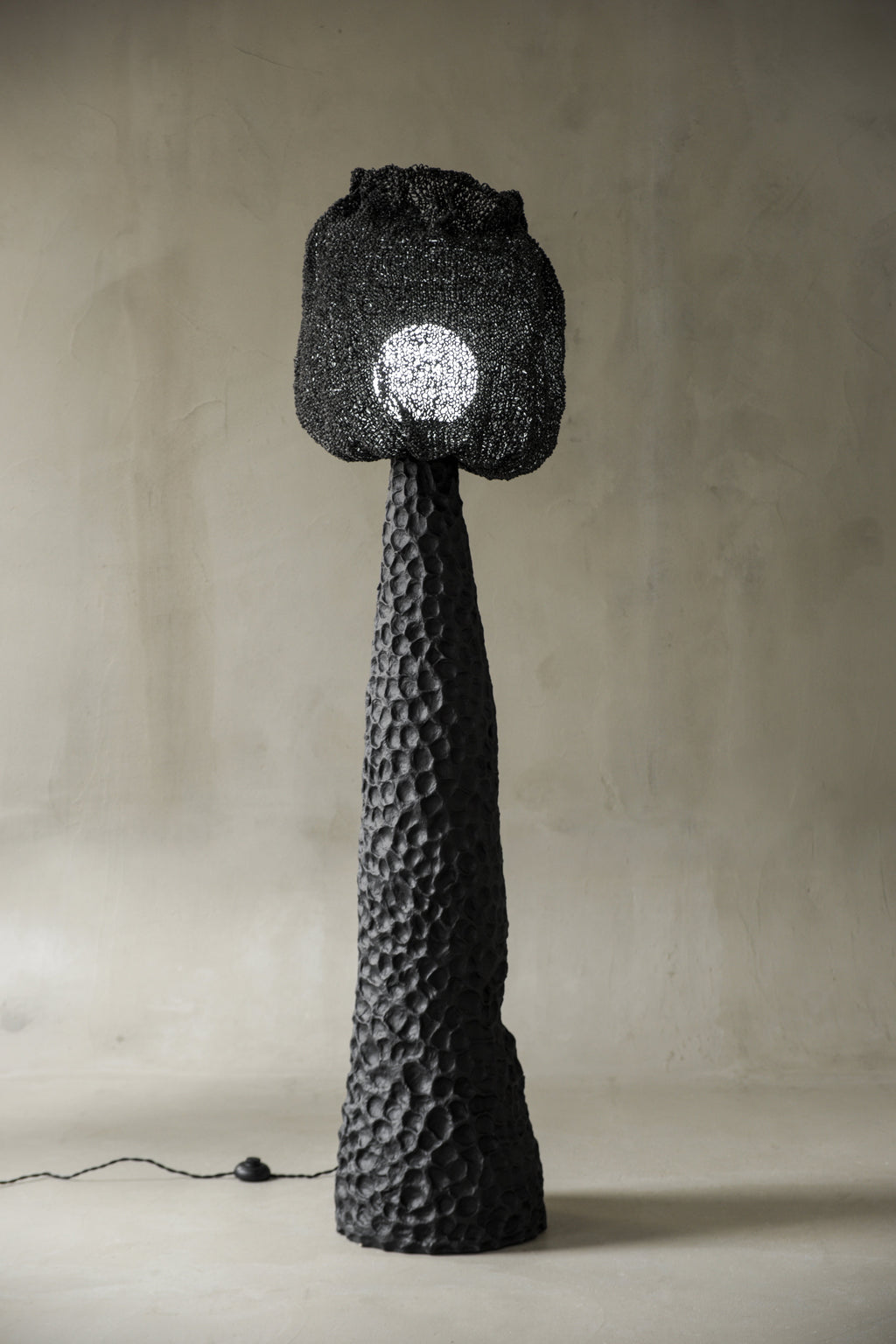 Noir Mokh floor lamp by PletoStudio