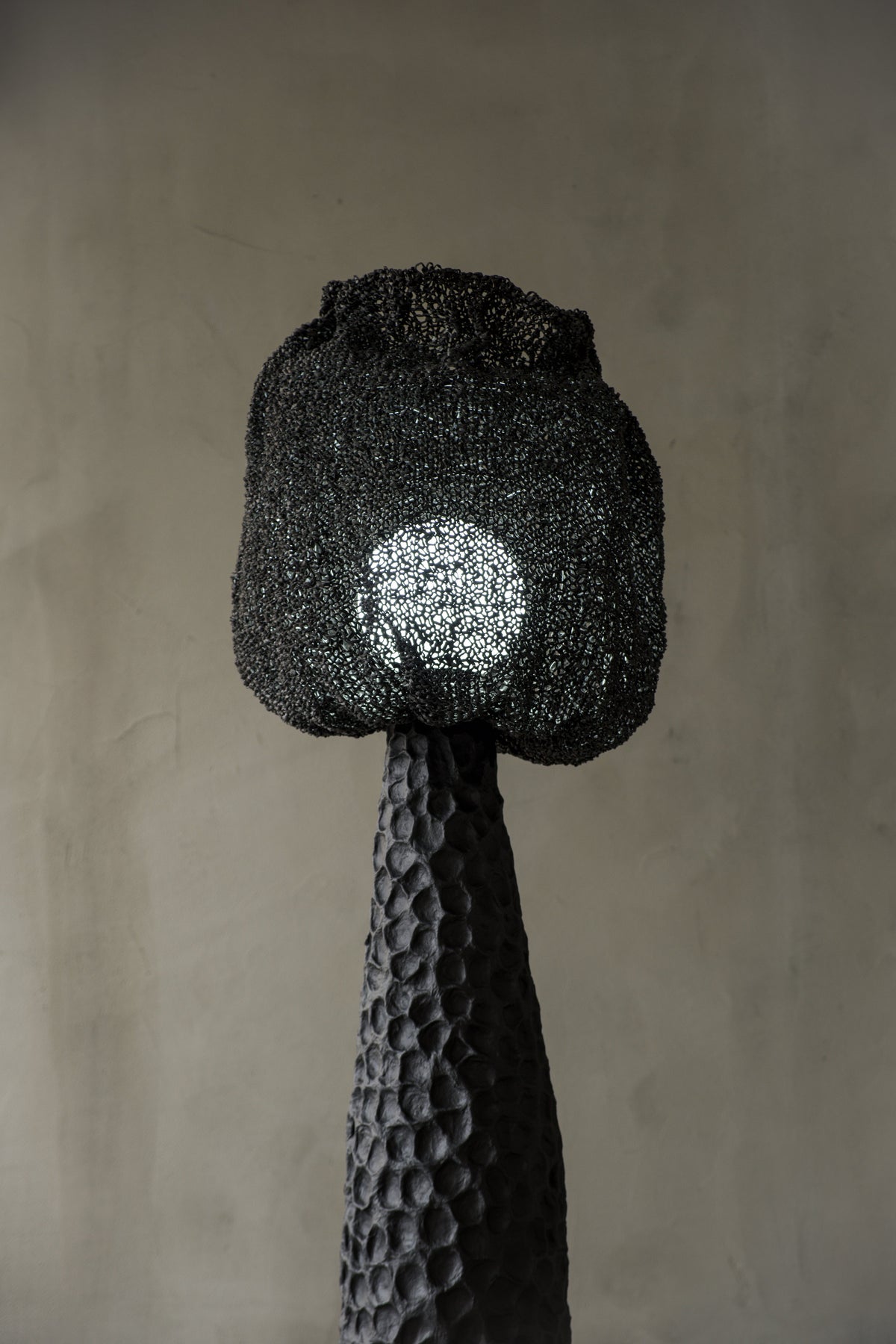 Noir Mokh floor lamp by PletoStudio