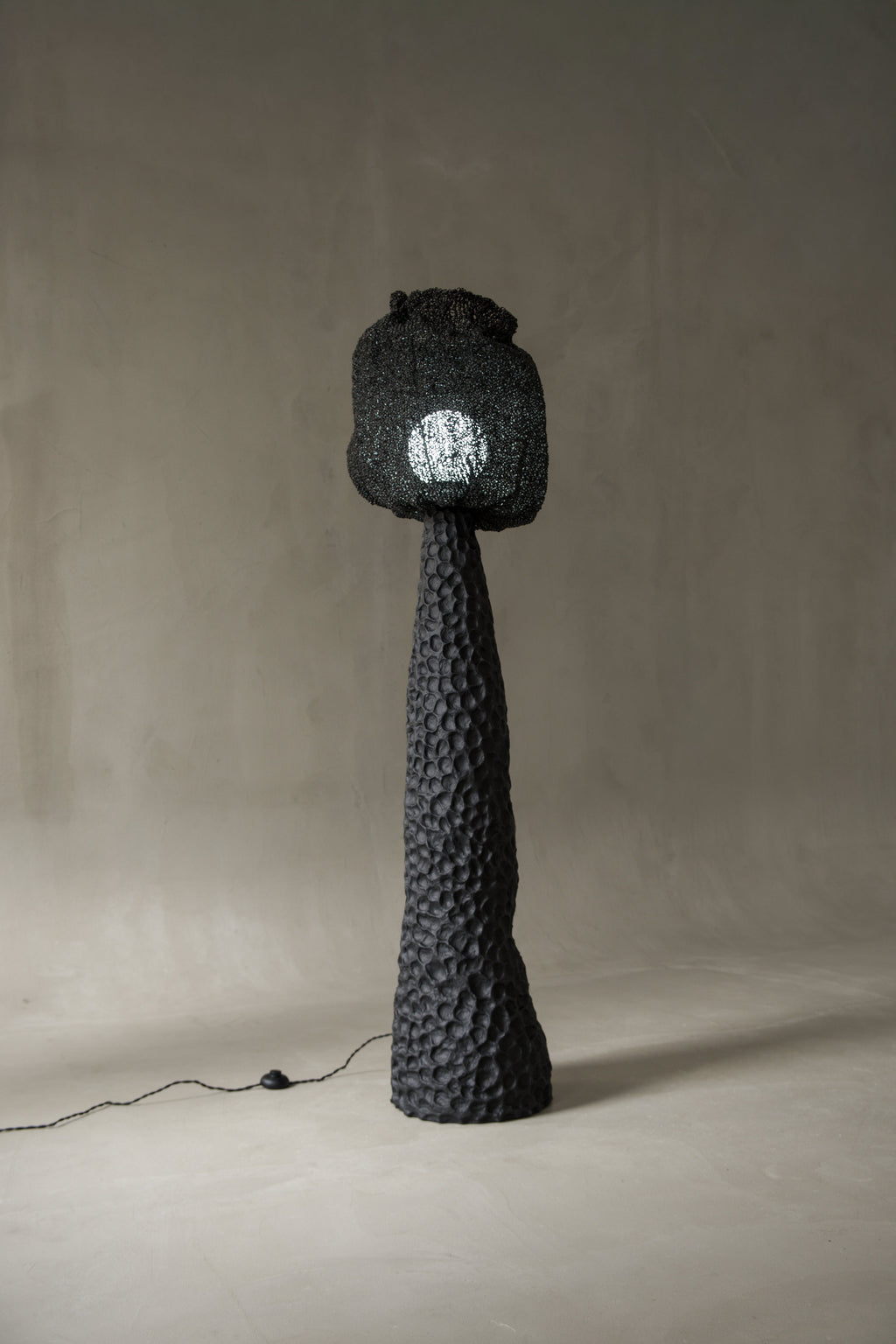 Noir Mokh floor lamp by PletoStudio
