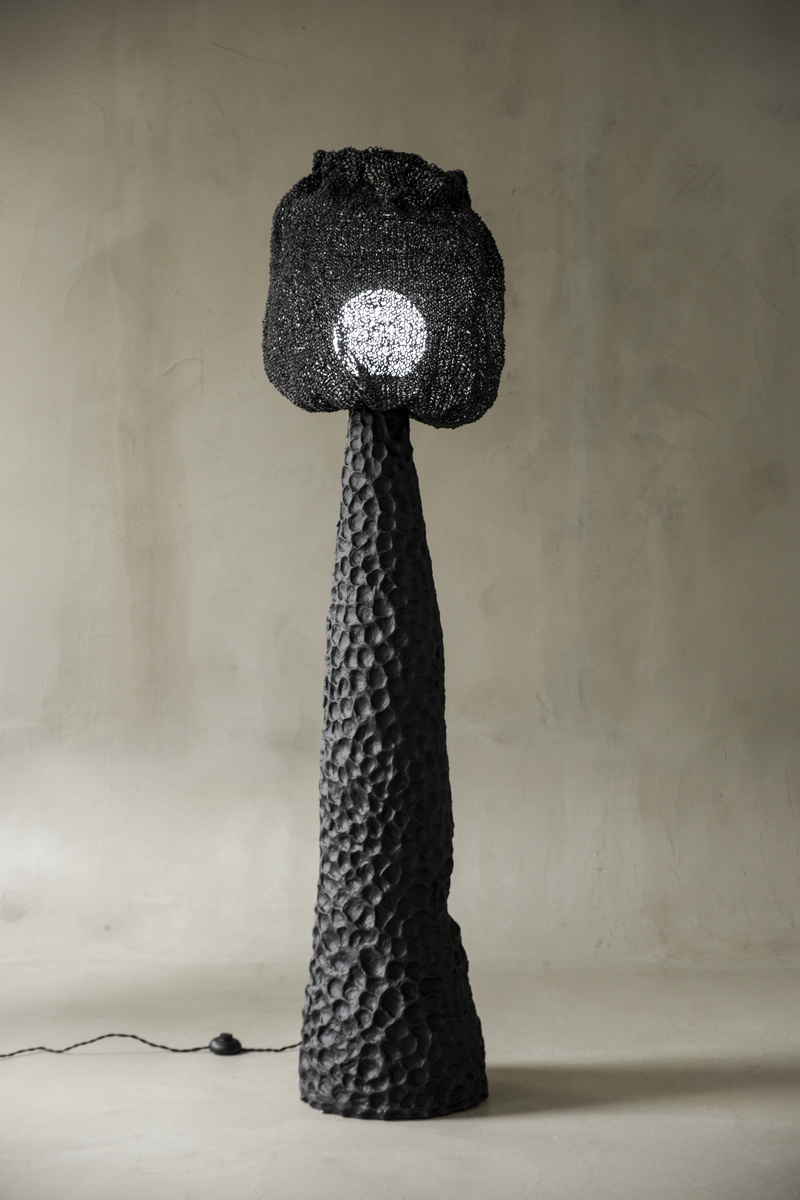 Noir Mokh floor lamp by PletoStudio