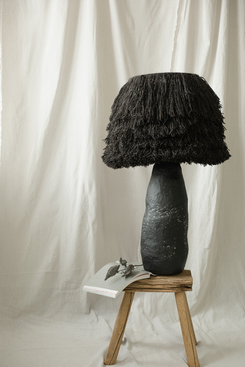 Wool Smola table lamp by PletoStudio