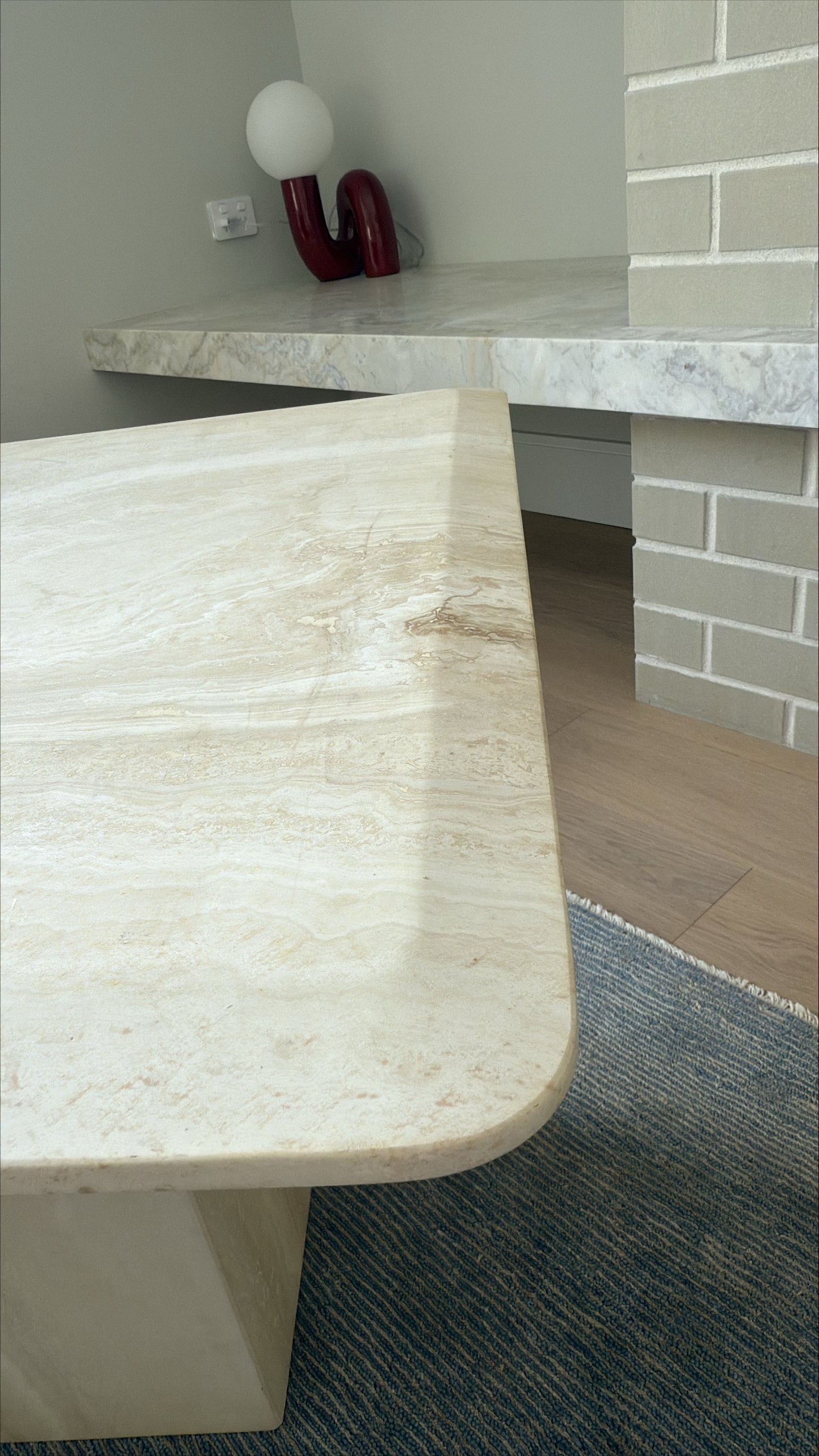 Travertine Table