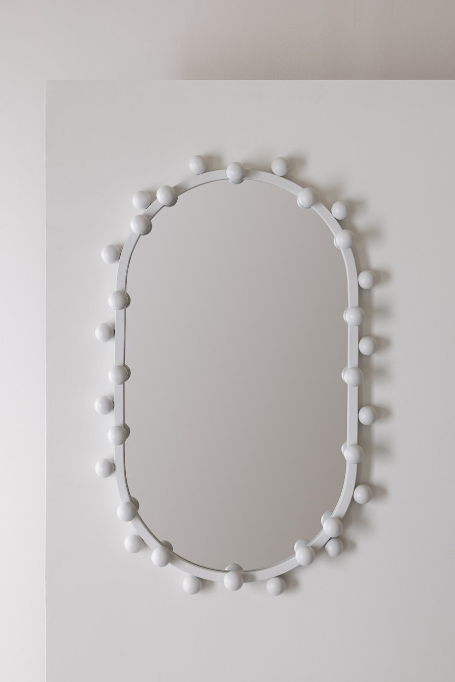 Rachel Donath Hail Mirror in white