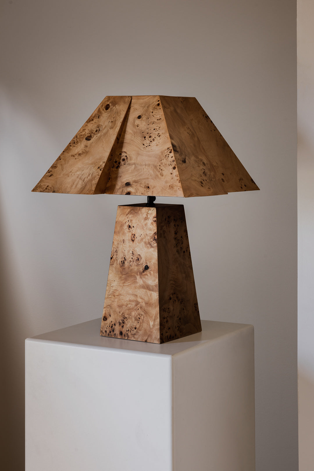 Bohan burlwood lamp neutral studio hero