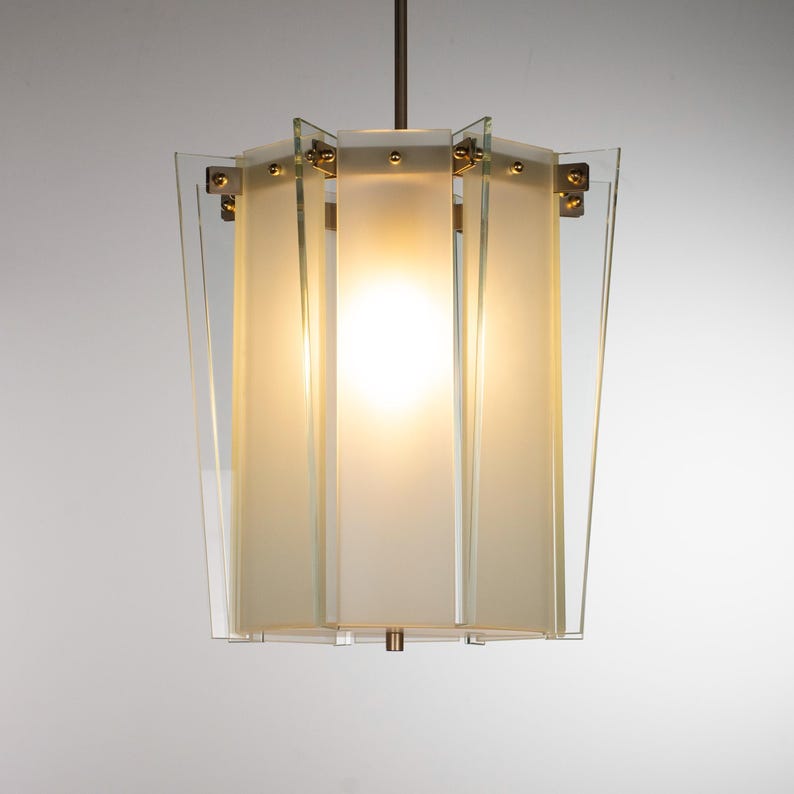 Detail of sculptural Murano glass suspension light
