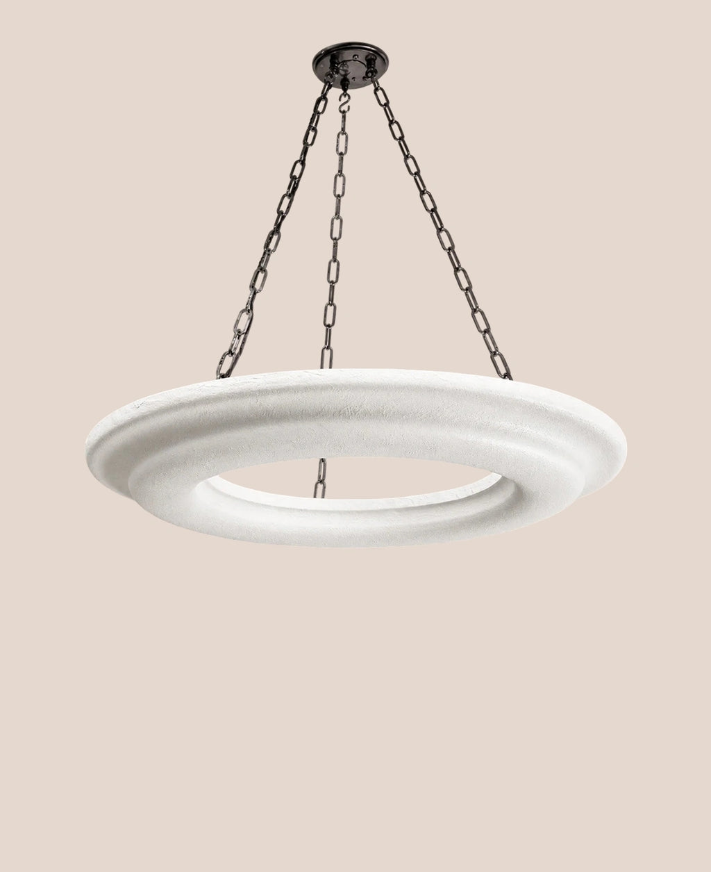 stepped-plaster-chandelier