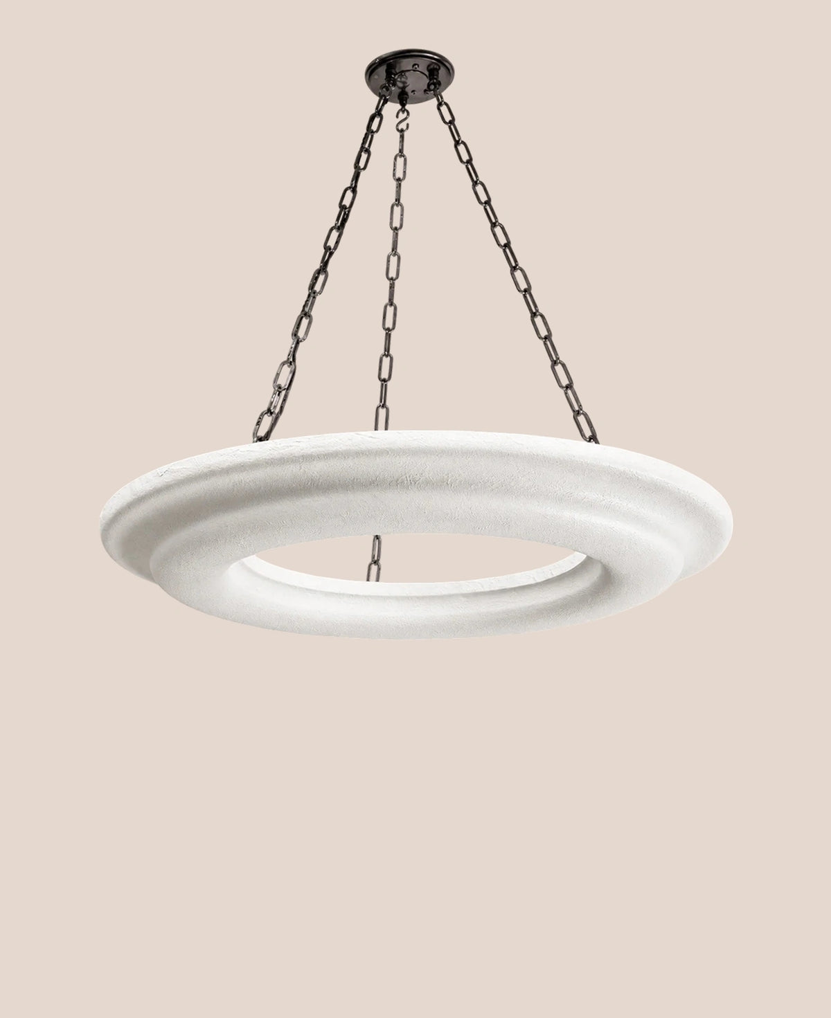 stepped-plaster-chandelier
