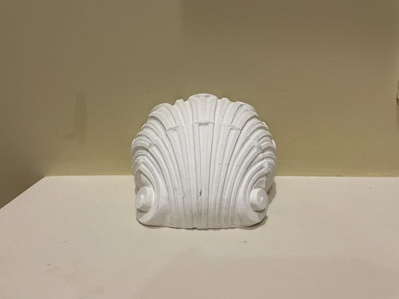 Saint-Jacques plaster shell sconce alternate view