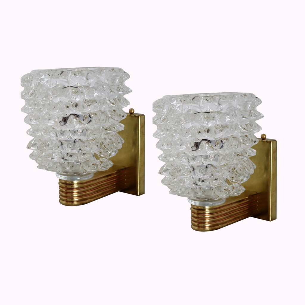 Single Murano Rostrato Sconces
