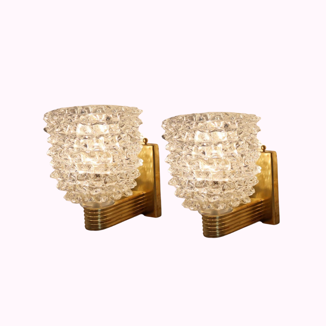 Single Murano Rostrato Sconces
