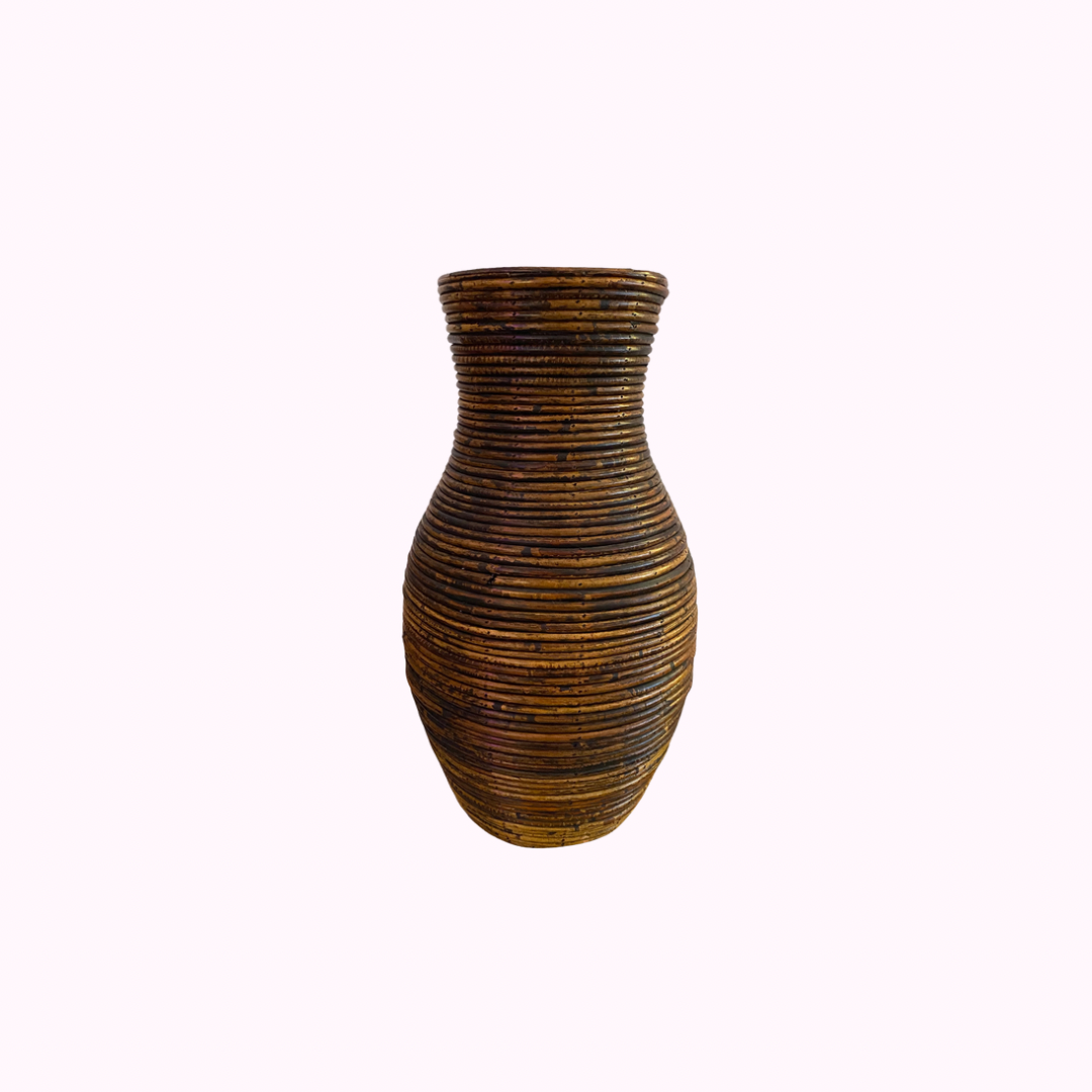 Vintage Italian Bamboo Plant Holder