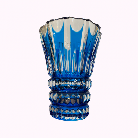 Saint Louis French Art Deco Crystal Vase