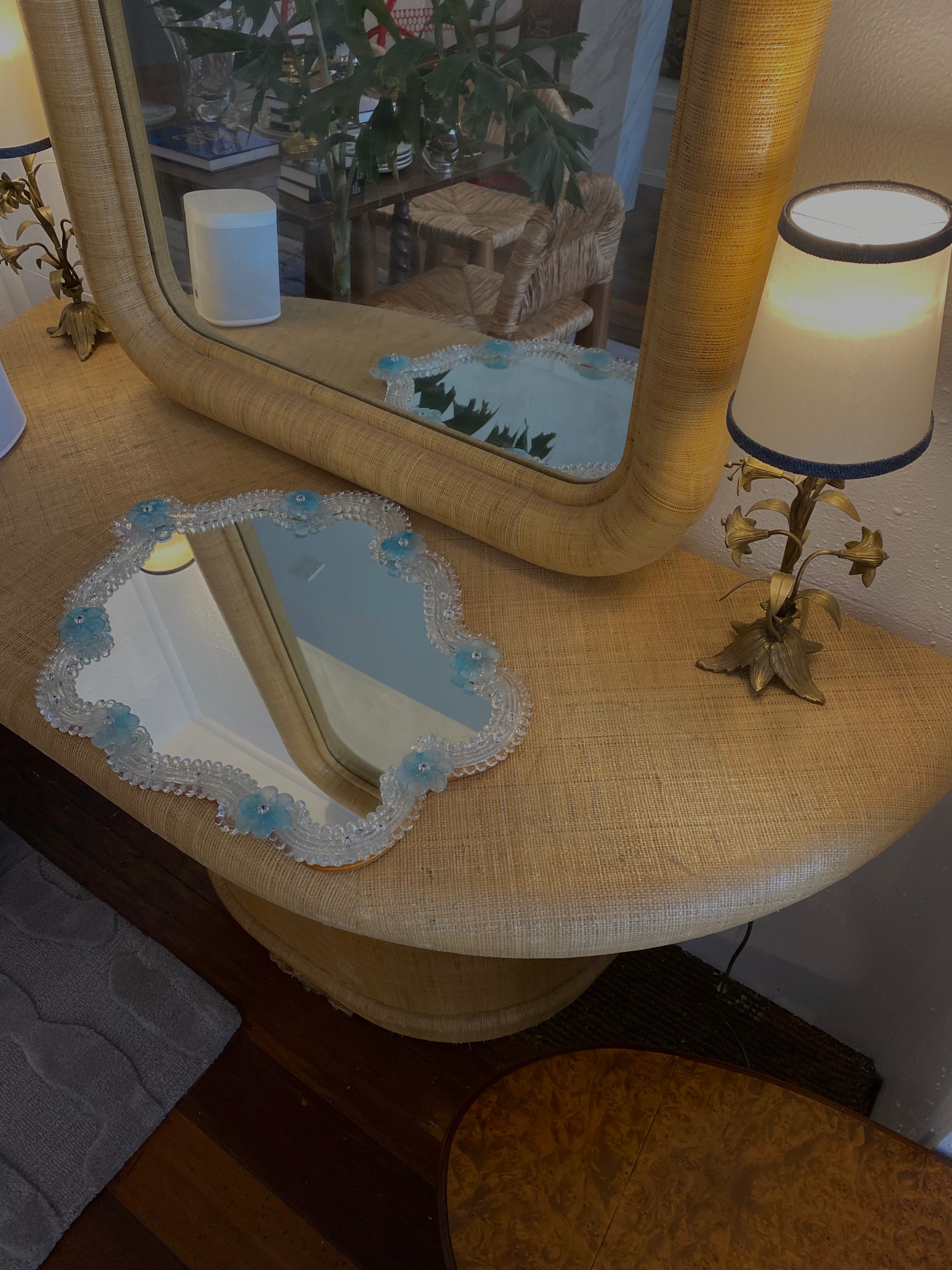 Large Venetian Murano Mirror